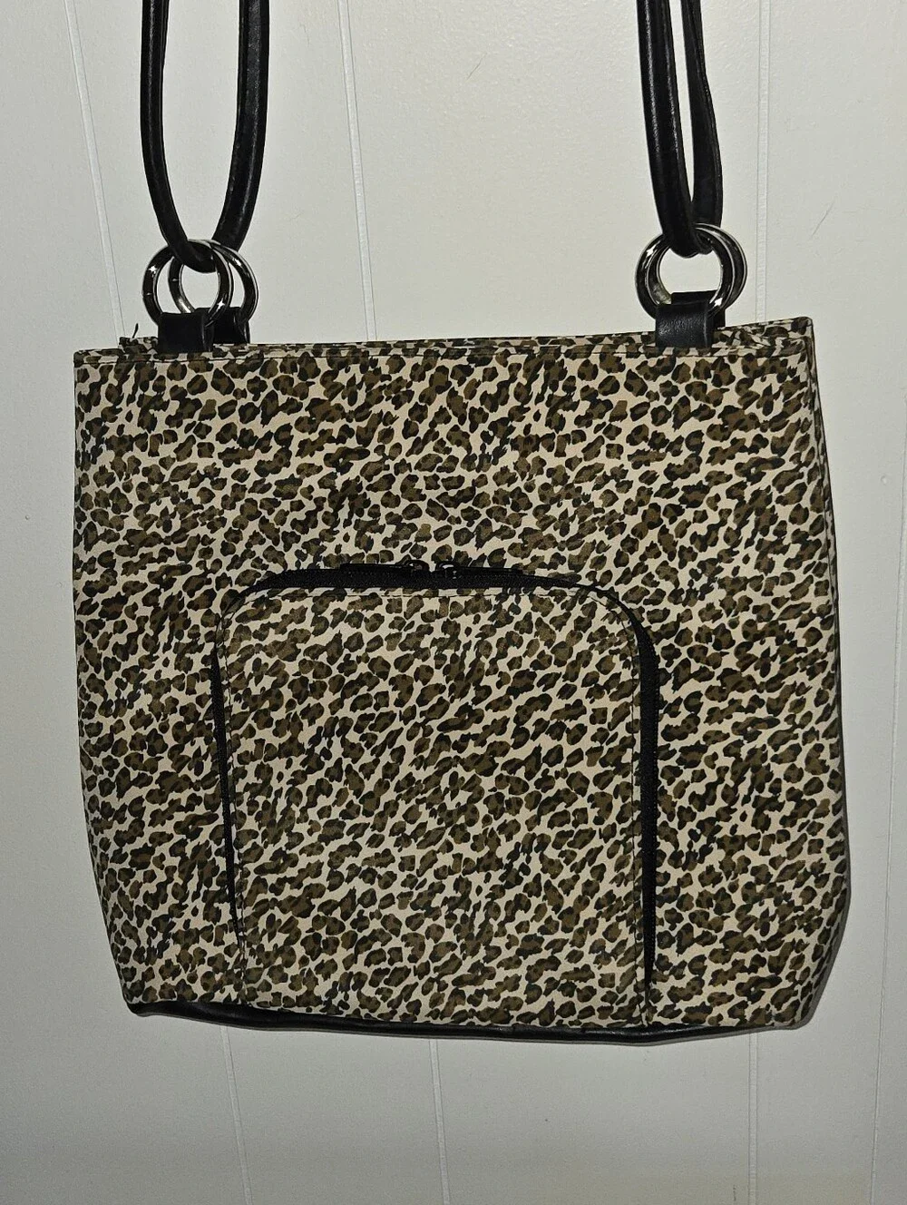 Set/2 Nine West It Girl Tote Bag & No Name Leopard Print Bag